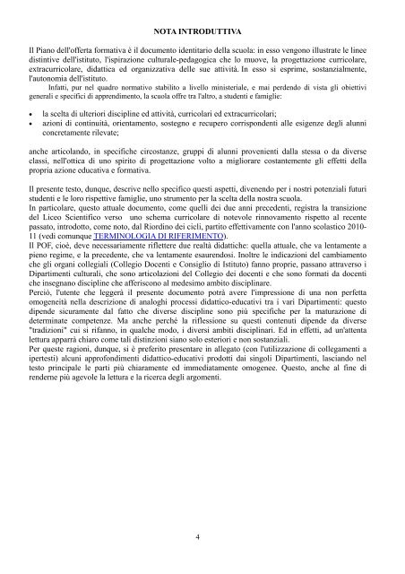 POF 2012-2013 edizione 2.pdf - Liceo Scientifico Galileo Galilei ...