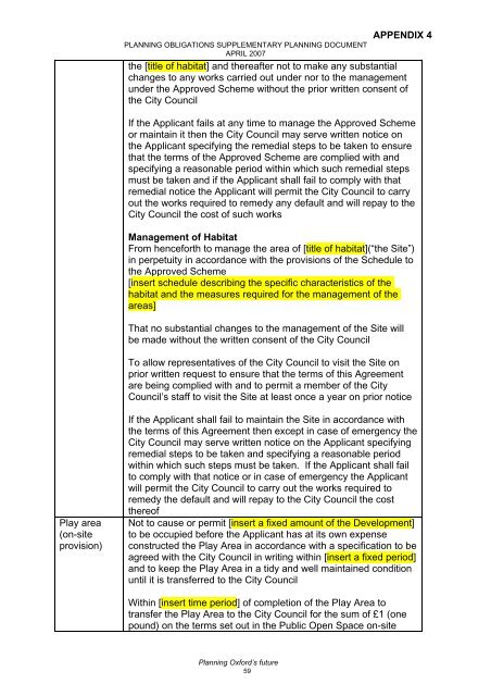 APPENDIX 4 STANDARD TRIPARTITE AGREEMENT [this format ...