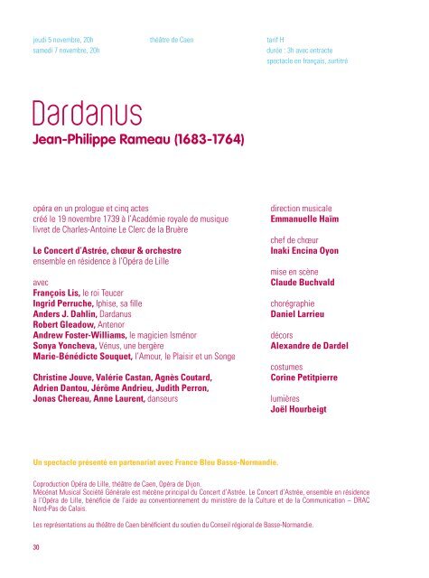 brochure saison 2009-2010.pdf - Théâtre de Caen - Ville de Caen