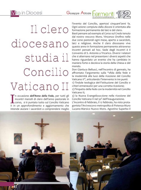 dell'Anno della Fede - Webdiocesi