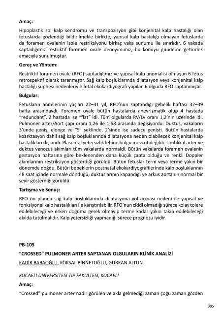 tıklayınız - Türk Pediatrik Kardiyoloji ve Kalp Cerrahisi Derneği