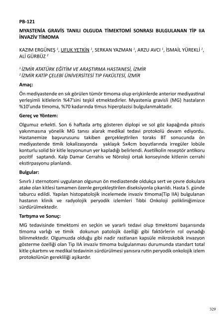 tıklayınız - Türk Pediatrik Kardiyoloji ve Kalp Cerrahisi Derneği