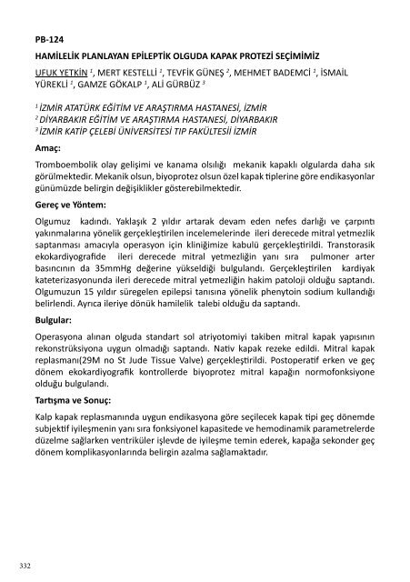 tıklayınız - Türk Pediatrik Kardiyoloji ve Kalp Cerrahisi Derneği