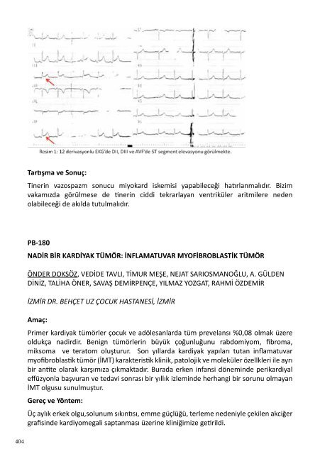 tıklayınız - Türk Pediatrik Kardiyoloji ve Kalp Cerrahisi Derneği