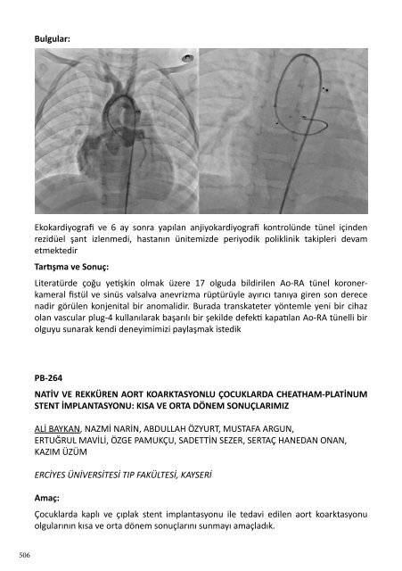 tıklayınız - Türk Pediatrik Kardiyoloji ve Kalp Cerrahisi Derneği