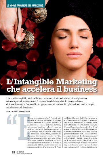 L'Intangible Marketing che accelera il business - Master Meeting