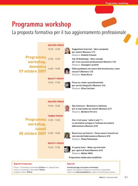 Programma workshop