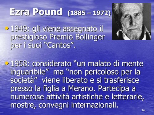 L'imagismo di Ezra Pound - Liceo Scientifico Galilei