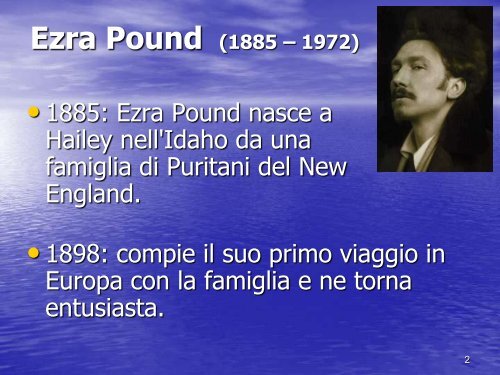 L'imagismo di Ezra Pound - Liceo Scientifico Galilei