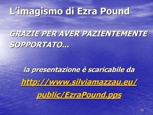 L'imagismo di Ezra Pound - Liceo Scientifico Galilei