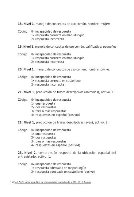 Perfil sociolingüístico de comunidades mapuche de la ... - Educarchile