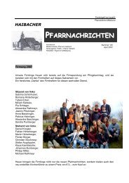 Pfarrnachrichten April 2007 als PDF - Haibach ob der Donau