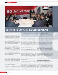 Celebra la CMIC su 60 Aniversario (Revista World ... - ComFin