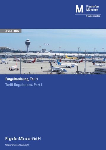 Flughafenentgeltordnung 2013 (pdf 259,1 KB) - Flughafen München