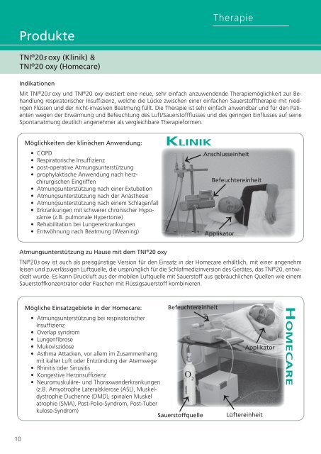 PRODUkTkATAlOG - TNI medical AG