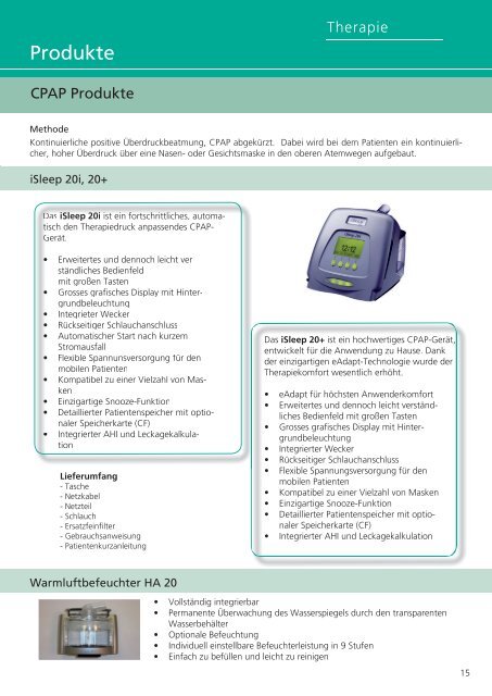 PRODUkTkATAlOG - TNI medical AG