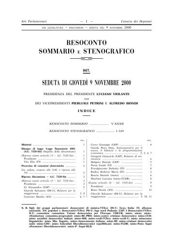 Intero - XIII Legislatura - Camera dei Deputati