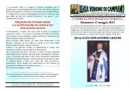 A. 06 – n 01 [31] – maggio 2012 - Unità Pastorale Madonna di ...