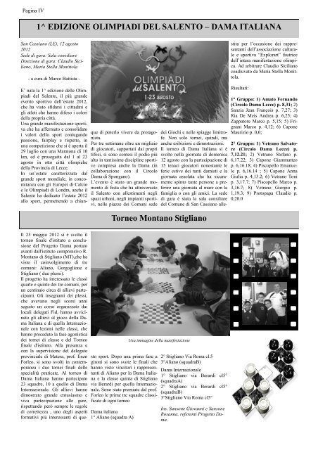 damasport 6.pdf - Federazione Italiana Dama