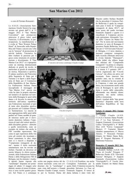 damasport 6.pdf - Federazione Italiana Dama