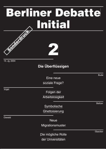 Berliner Debatte Initial - soeb.de