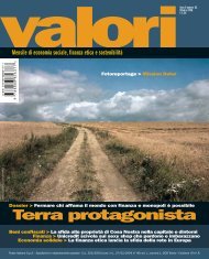 Terra protagonista - Valori