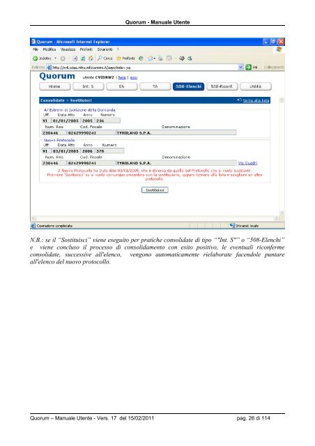 Quorum - InfoCamere