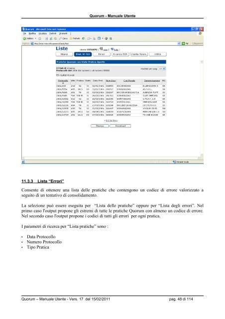 Quorum - InfoCamere