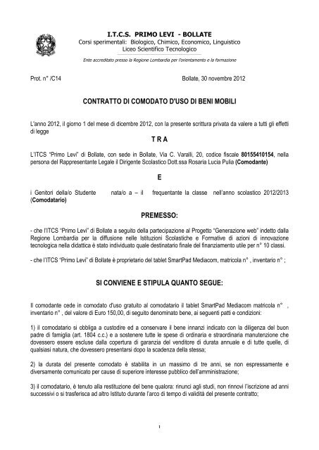 Scarica il documento in formato .pdf - ITCS Primo Levi