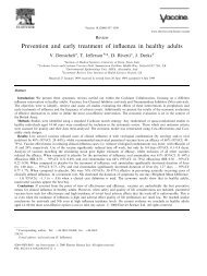 Prevention and early treatment of influenza in ... - TheLancet.com