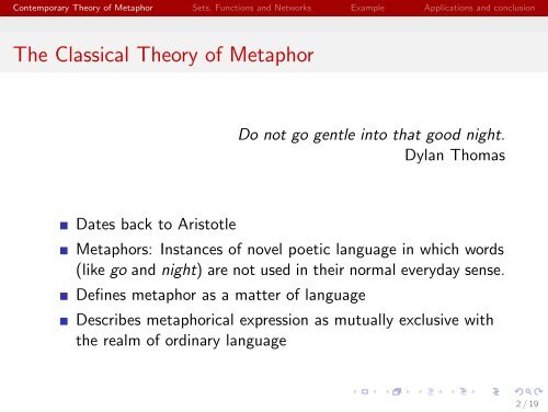 A Neural-Symbolic Approach to the Contemporary Theory of Metaphor