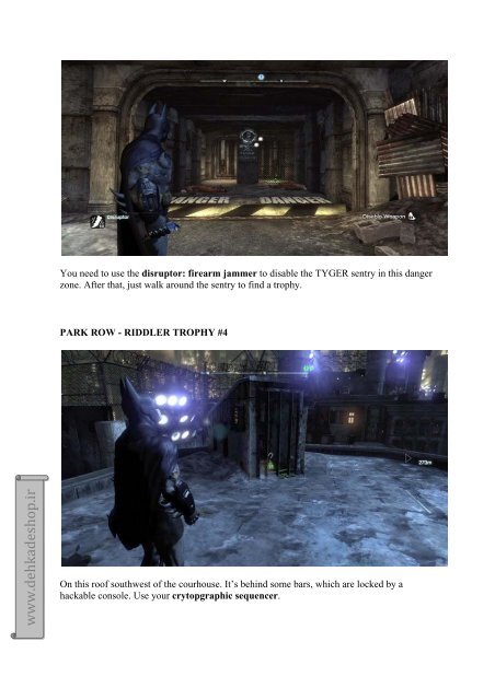 Batman: Arkham City Riddler guide