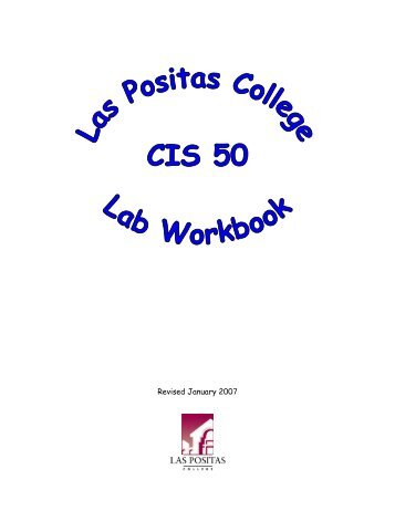 CIS 50 Lab Workbook for MS Office 97-2003 - Las Positas College