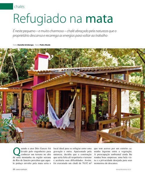 Refugiado na mata - Home Projetos