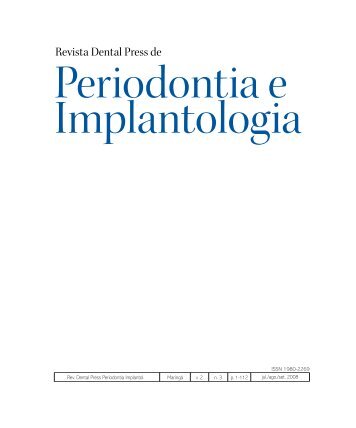 Revista Dental Press de Periodontia e Implantologia