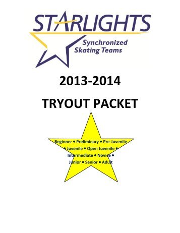 tryout packet - Starlights Synchronized Skating Teams