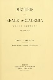 Memorie della Reale accademia delle scienze di Torino - Alin Suciu