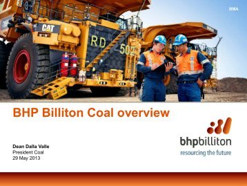 BHP Billiton Coal overview