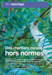 Des chantiers miniers hors norme - Colas