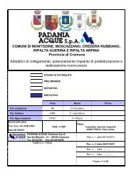 A01 - Capitolato parte I ADDUTTRICE REV2.pdf - Padania Acque