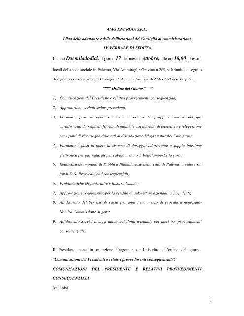 L'anno Duemiladodici, il giorno 17 del mese di ... - AMG Energia