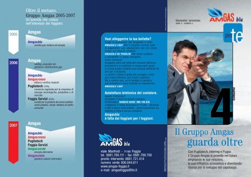 Newsletter bimestrale - Anno I numero 4 - AMGAS SpA