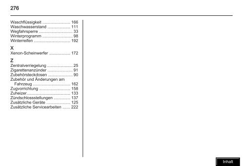 Handbuch - Opel