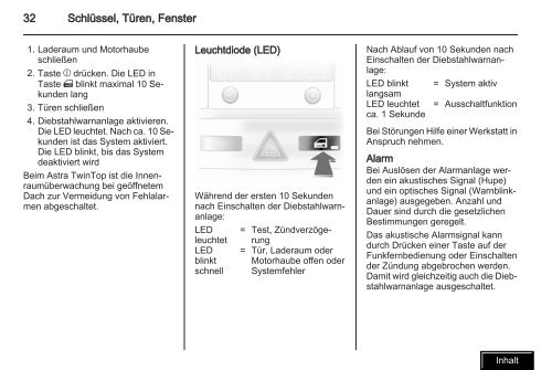 Handbuch - Opel