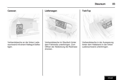 Handbuch - Opel