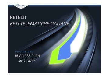 RETELIT RETI TELEMATICHE ITALIANE - Retelit Spa