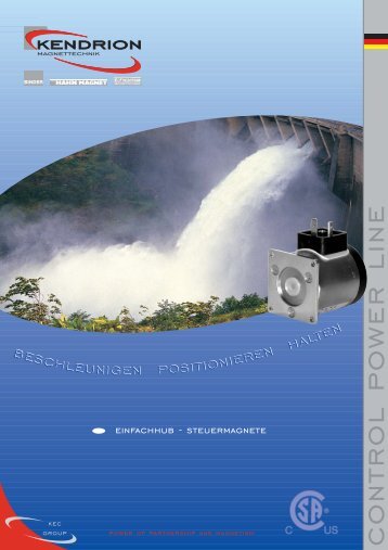 Download: CONTROL POWER LINE Katalog - Kendrion Binder