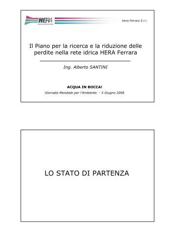 ACQUA IN BOCCA - santini - Provincia di Ferrara