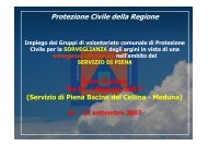 SePi_Meduna2007_presentazione - Protezione Civile