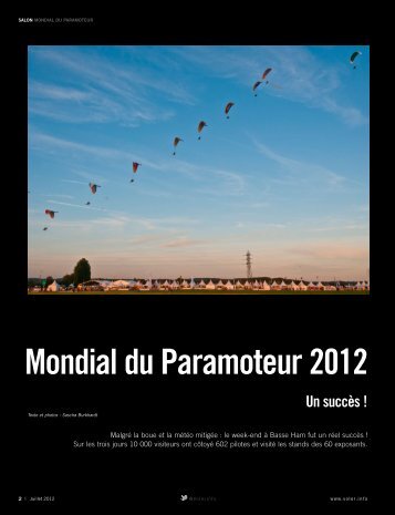 Mondial du Paramoteur 2012 - Voler.info